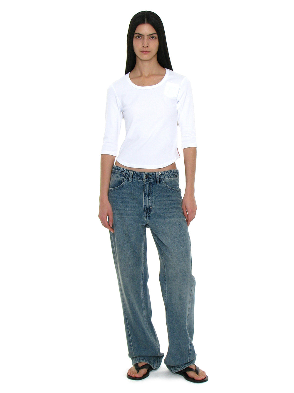 [ 店主推薦 Pre-order ] Pwc Round Neck Three Quarter Sleeve Tee