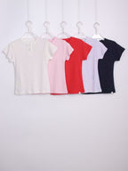 [ Pre-order ] Dot Dot Button Tee