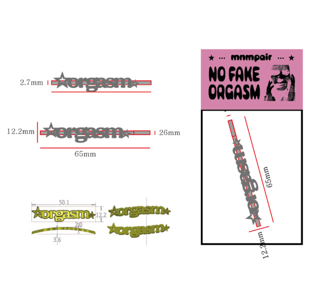 [ Pre-order ] Orgasm Hair Pin