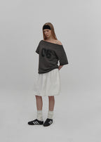 [ Pre-order ] MADE 프리피 보트넥 프린팅 반팔티