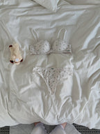 [ Pre-order ] Pony Bell Half Cup Bra & Panty Set