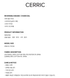 [ Pre-order ] Reversible Beanie Charcoal