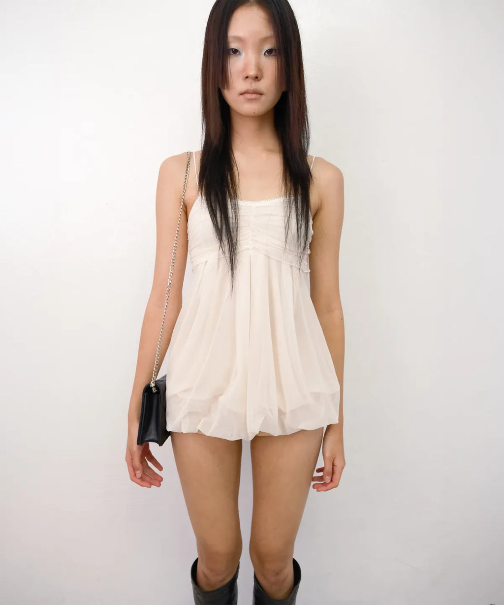 [ Pre-order ] Mesh Fluff Mini Top ( 部分顏色需要30/12才順延出貨 )