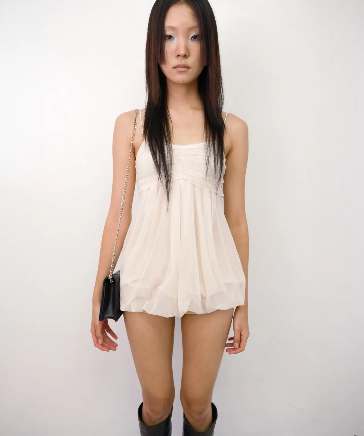 [ Pre-order ] Mesh Fluff Mini Top ( 部分顏色需要30/12才順延出貨 )