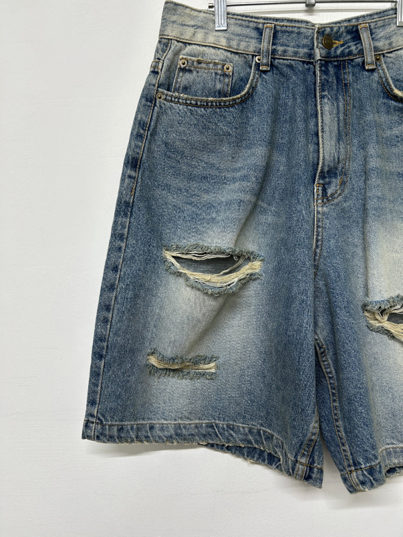 [ Pre-order ] Oatmeal Vintage Washing Jorts