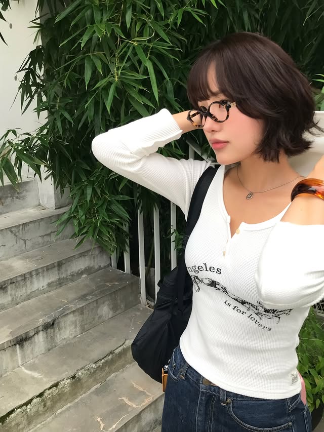 [ Pre-order ] Glowny Texas Waffle Long Sleeve