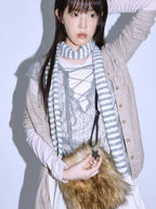 [ Pre-order ] Furry Paw Bag (Mix Brown)