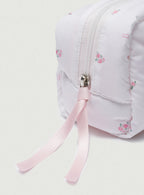 [ Pre-order ] Rose Flower Pom Pom Pouch