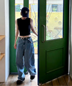 [ Jennie 同款 Pre-order ] Women Era Wide Fit Denim Pants