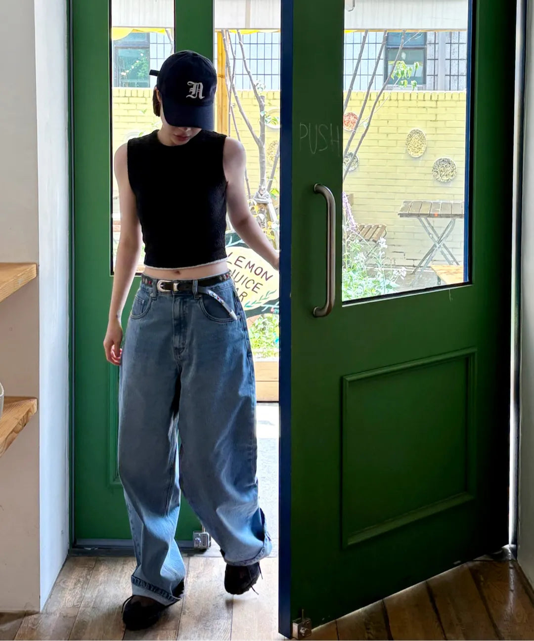 [ Jennie 同款 Pre-order ] Women Era Wide Fit Denim Pants