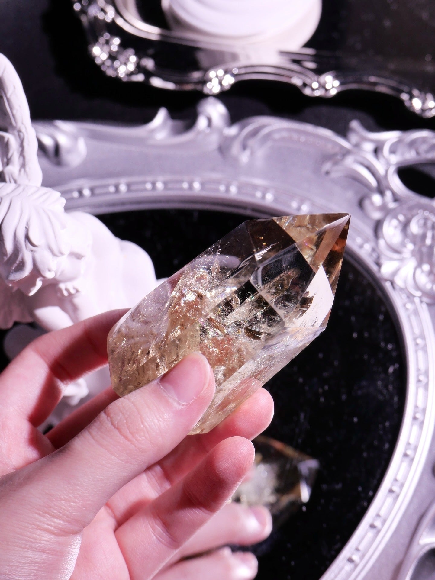 [ 現貨 ] TSCS021 茶黃水晶尖柱 Natural Smoky Citrine Tower