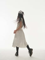 [ Pre-order ] Shirring Mid Skirt