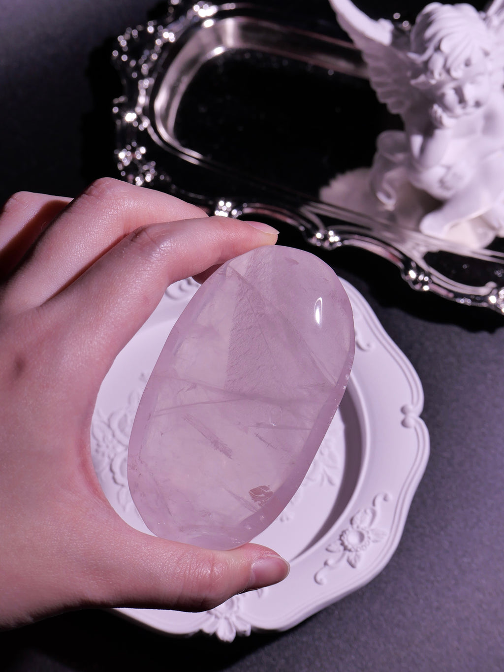 [ 現貨 ] TSCS025 粉晶手握 Natural Rose Quartz