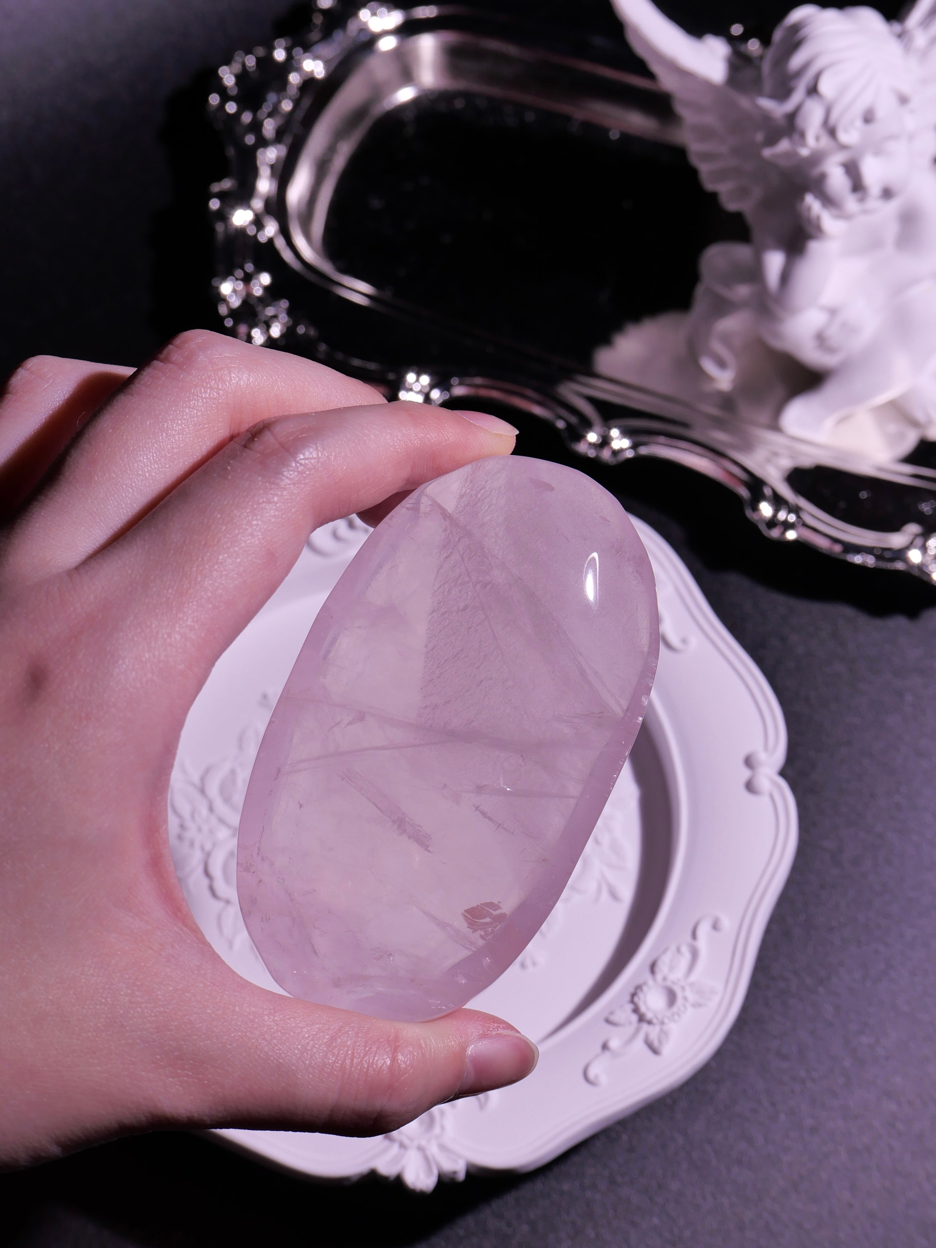 [ 現貨 ] TSCS025 粉晶手握 Natural Rose Quartz