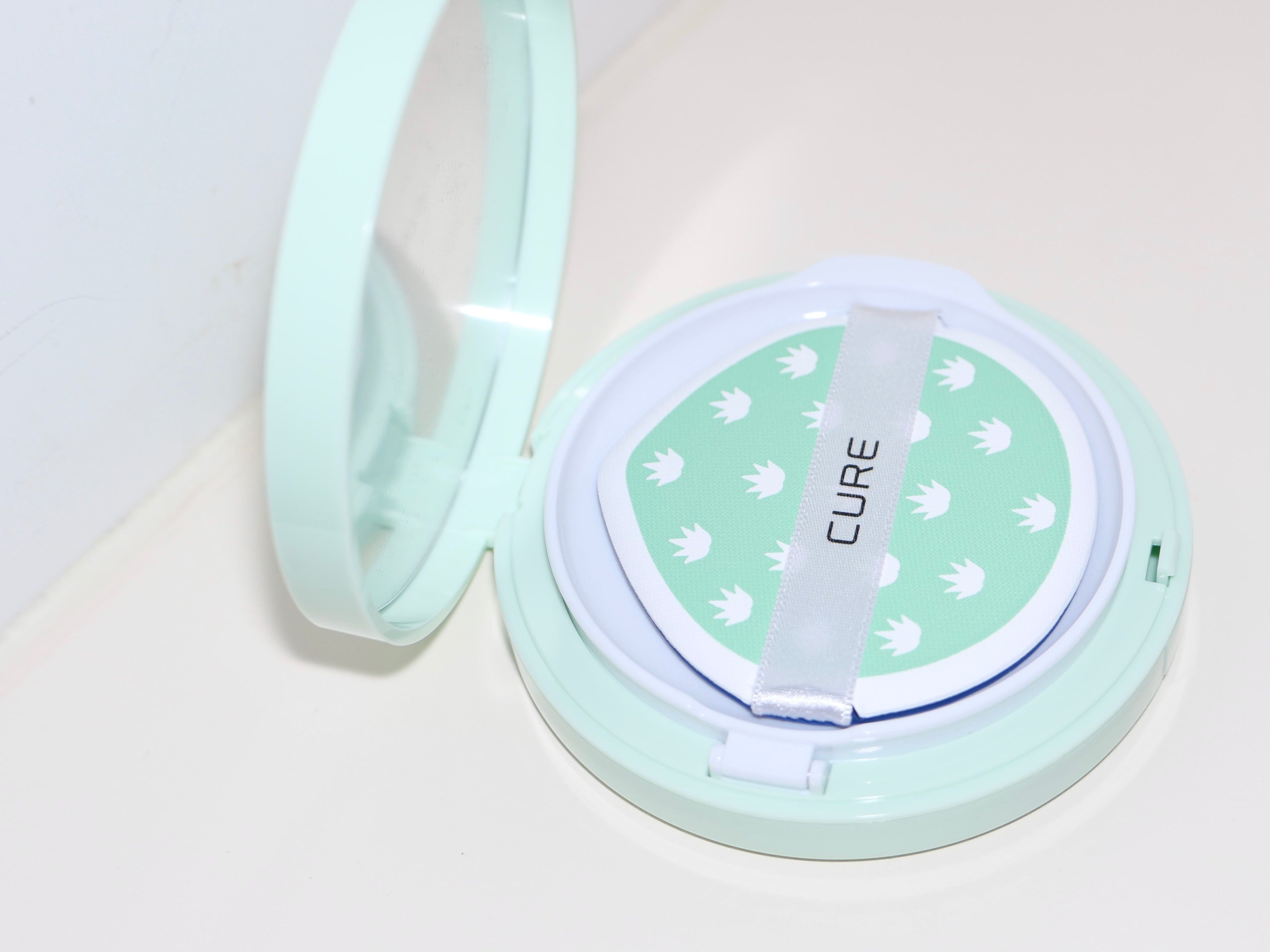 [ 店主推薦 - 來港中 ] Cure 涼感水潤溫和防曬氣墊 ( 全家都可以使用 ) Aqua Mild Cooling Sun Cushion SPF50+ PA++++