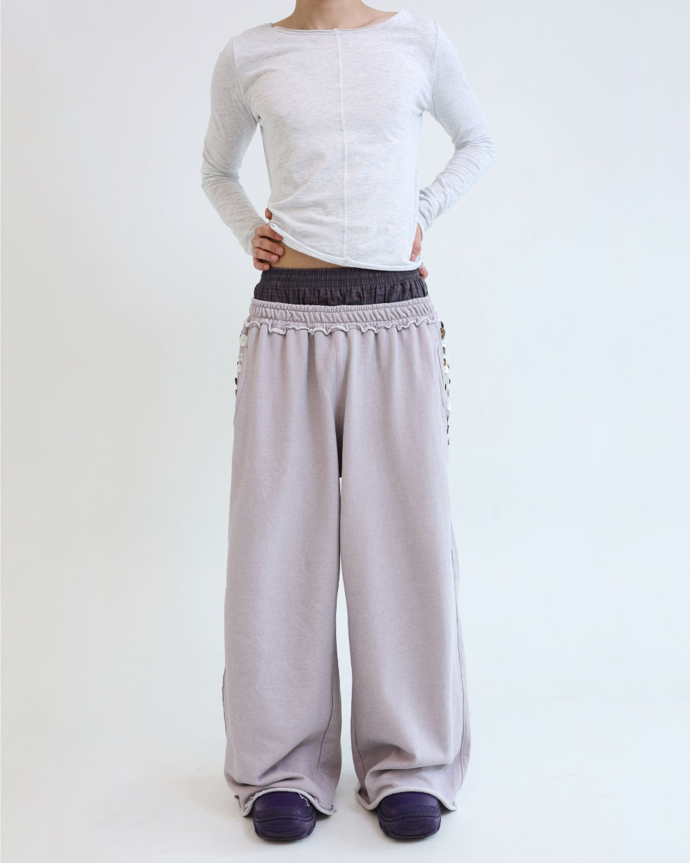 [ Pre-order ] Button Underwear Sweatpants