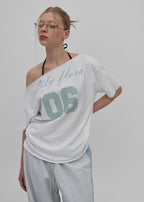 [ Pre-order ] MADE 프리피 보트넥 프린팅 반팔티