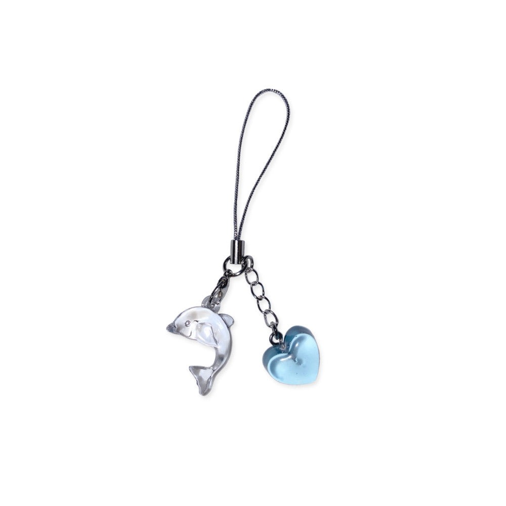[ Pre-order ] Clear Dolphin Phone Strap