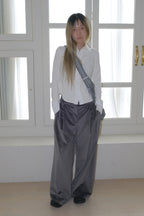 [ Pre-order ] Stripe Pocket Cross Bag