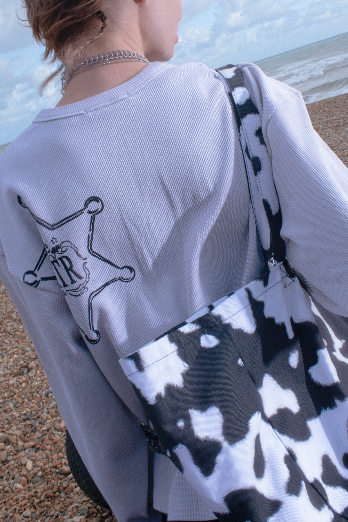 [ Pre-order ] Asteroid Rodeo Henry Neck LS T-Shirt Ivory