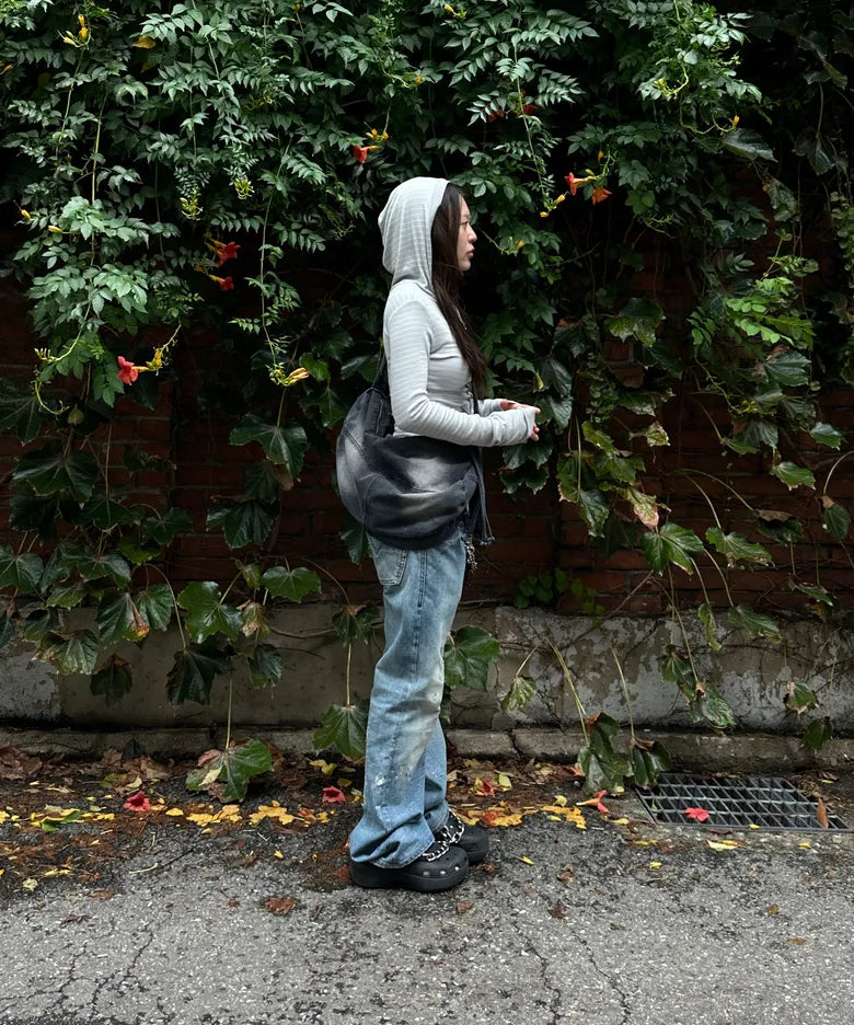 [ Pre-order ] Sculptor Vintage Brushed Denim Duffel Bag