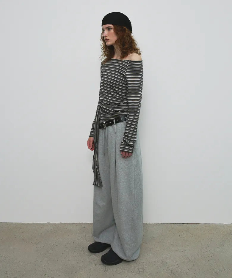 [ Pre-order ] Stripe Strap T-Shirt