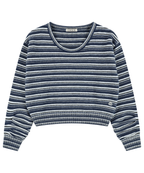[ 現貨 ] Coyseio Coy Stripe Knit Navy
