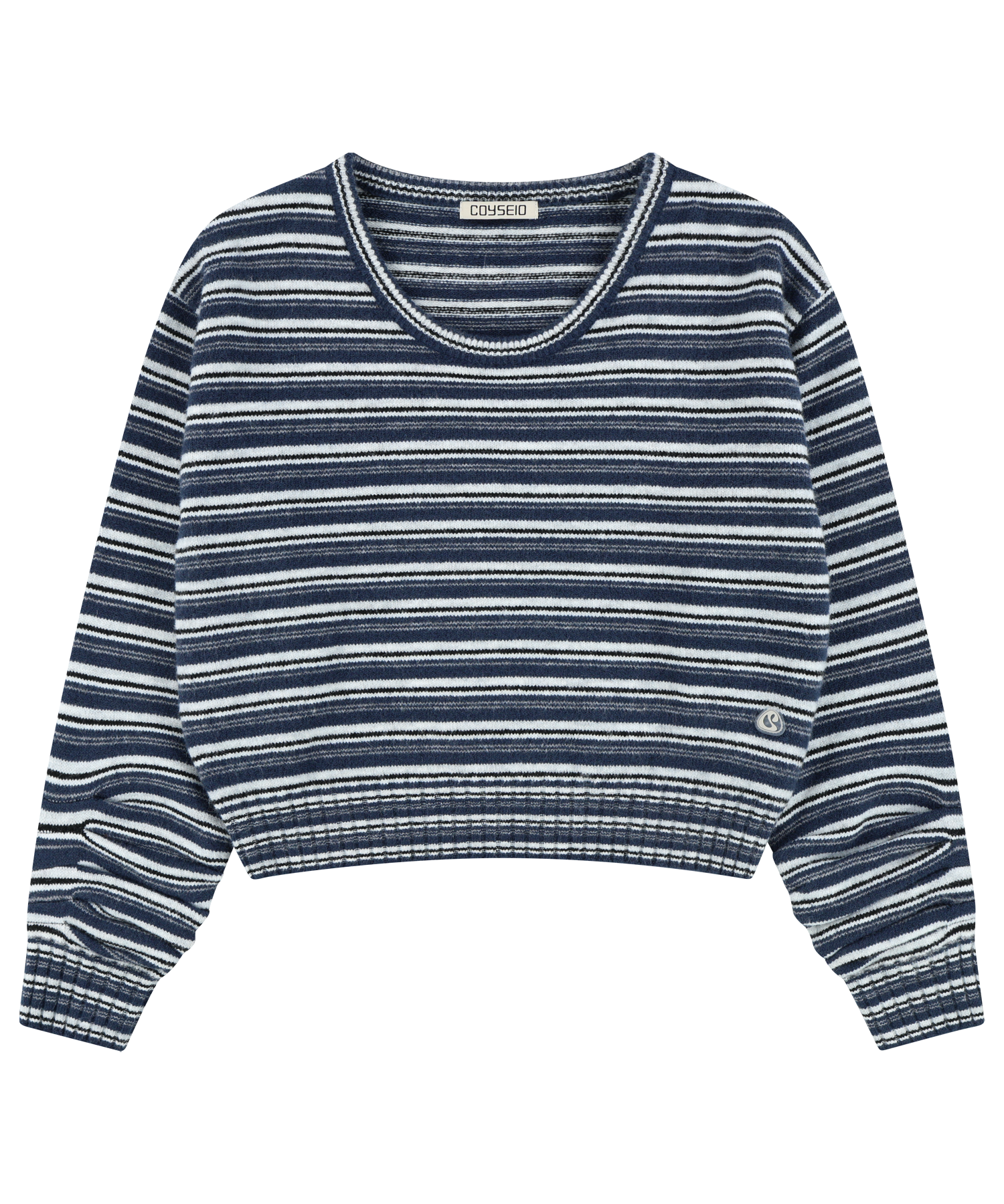 [ 現貨 ] Coyseio Coy Stripe Knit Navy
