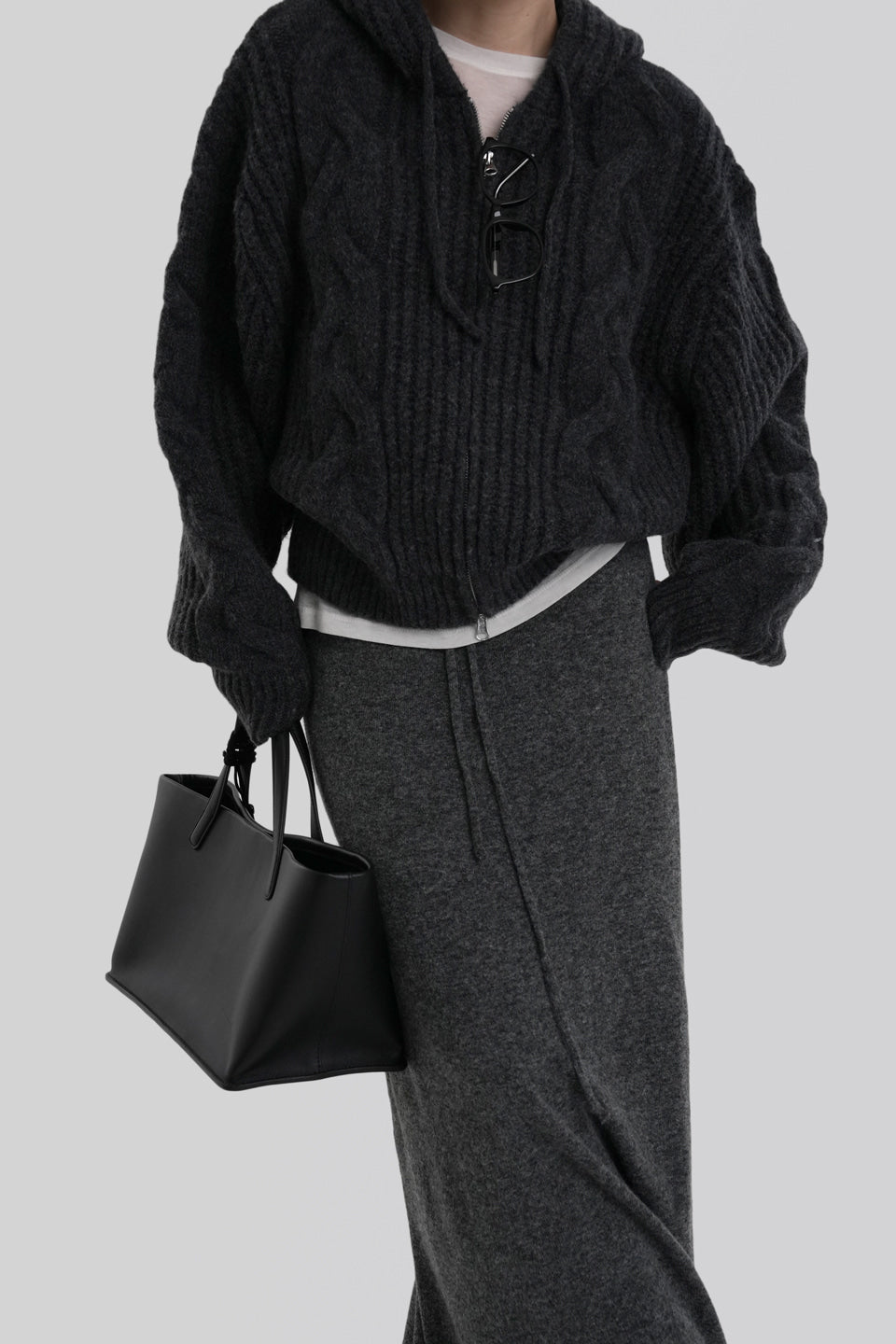 [ Pre-order ] Autumn Made Wool cable Hood Knit