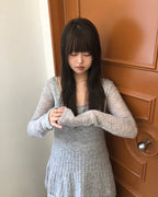 [ Pre-order ] Soft Bell Knit Light Grey