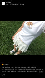 [ Rose同款 - 現貨 ] Glowny Province Eyelet Shorts