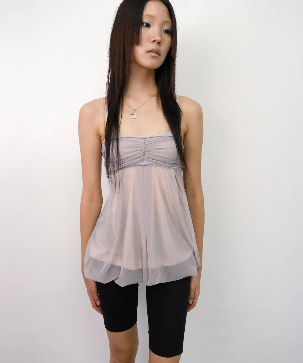 [ Pre-order ] Mesh Fluff Mini Top ( 部分顏色需要30/12才順延出貨 )