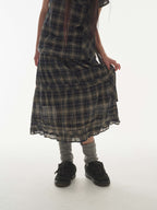 [ Pre-order ] Shirring Mid Skirt