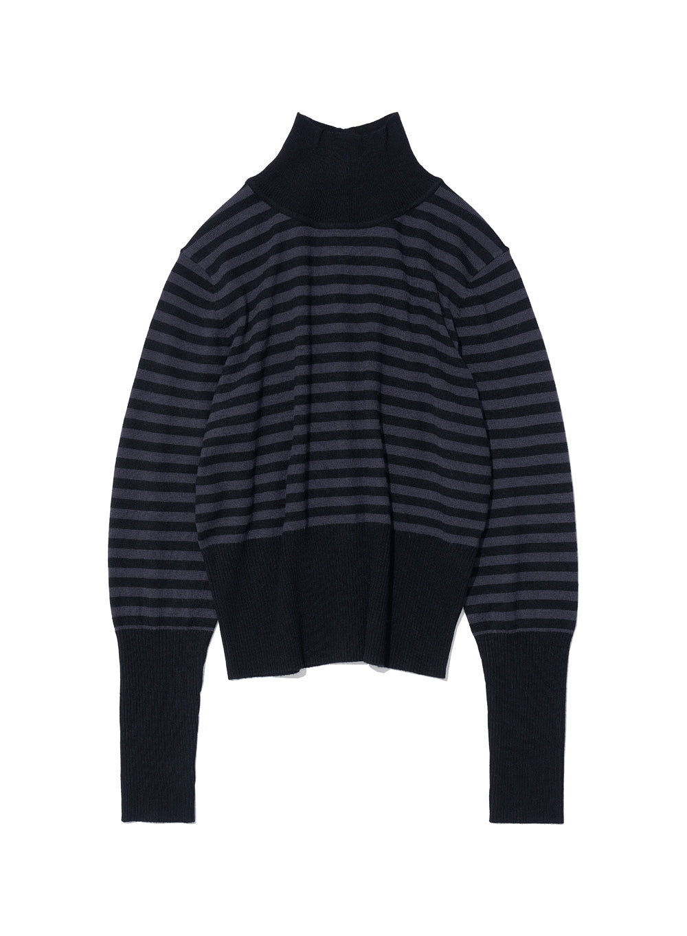 [ Pre-order] PWC HIGHNECK BACK BUTTON-UP KNIT TOP