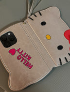 [ 有i17系列 Pre-order ] 🇰🇷韓國限定 Sanrio Hello Kitty 翻蓋復古舊式手機殼