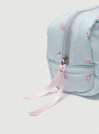 [ Pre-order ] Rose Flower Pom Pom Pouch