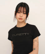 [ Pre-order ] C Rhinestone Logo T-Shirt