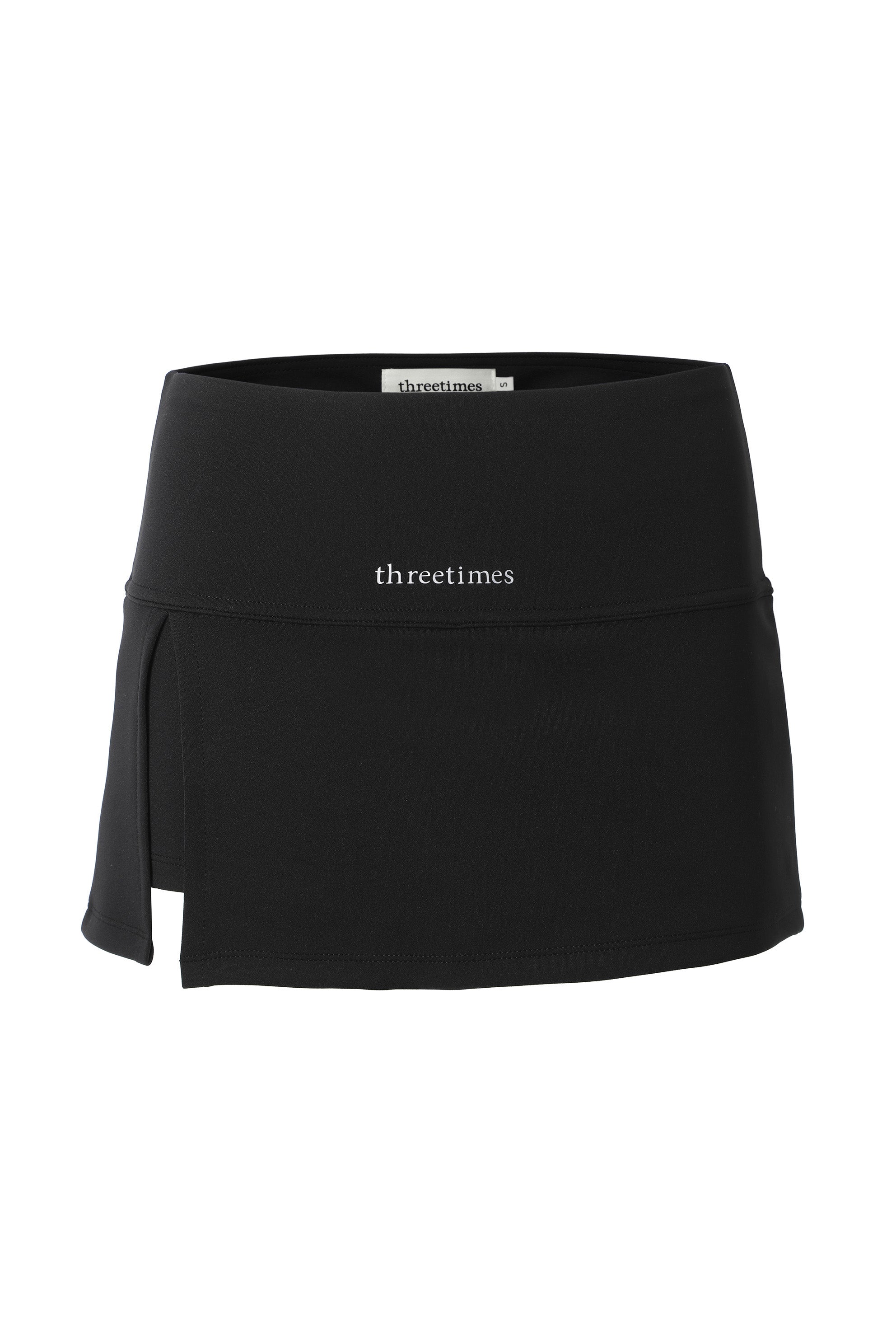 THREETIMES Athletic flared skirt スカート Pre-order ] Threetimes Athletic silt skirt – Twinkle Star