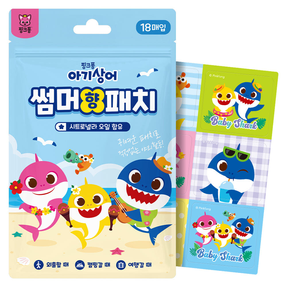 [ 韓國直送🇰🇷現貨 ] Sanrio 正方形兒童防蚊貼 ( 18個入 )