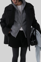 [ 已停產 ] Casual Knit Hood Zip-up