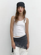 [ Pre-order ] Tassel Stud Scarf