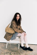 [ Pre-order ] Khiho Plie Back Ribbon Sneakers