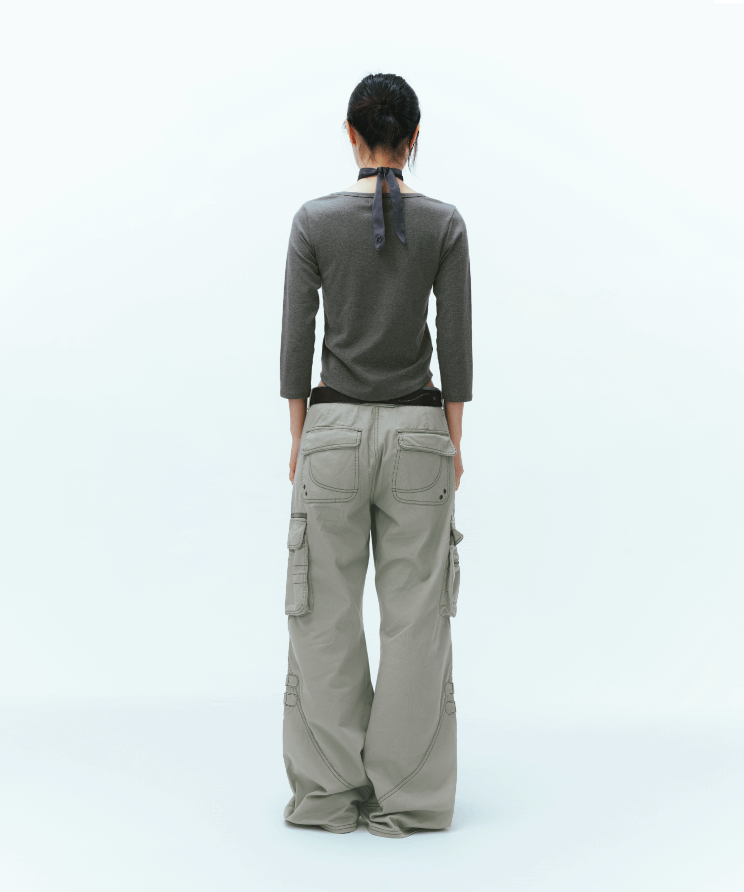 [ Pre-order ] Flame Stud Belt Brown