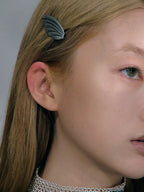 [ Pre-order ] Angel Wing Shell Antique Barrette Set (2pcs)