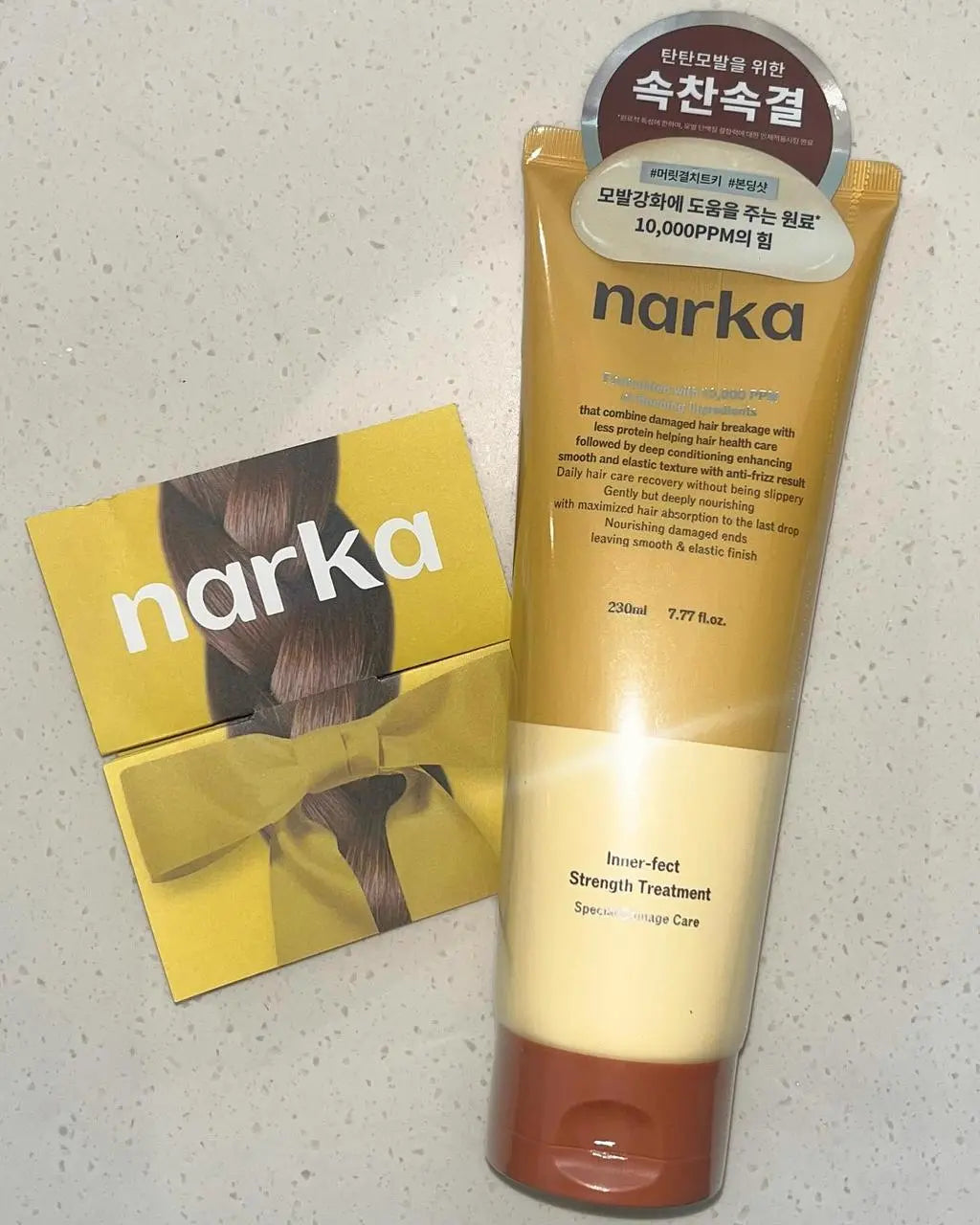 [ Pre-order ] Narka 修復受損頭髮護髮素 Inner Fect Strength Treatment 230ml