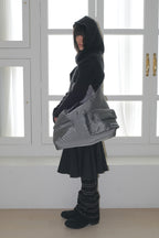 [ Pre-order ] Stripe Pocket Cross Bag