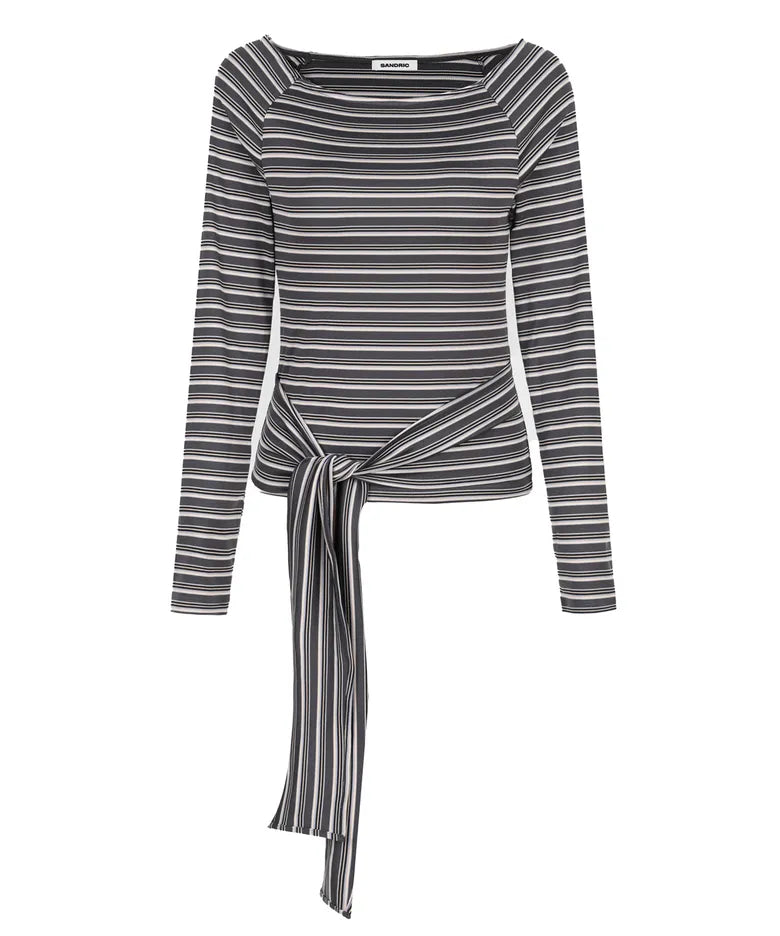 [ Pre-order ] Stripe Strap T-Shirt