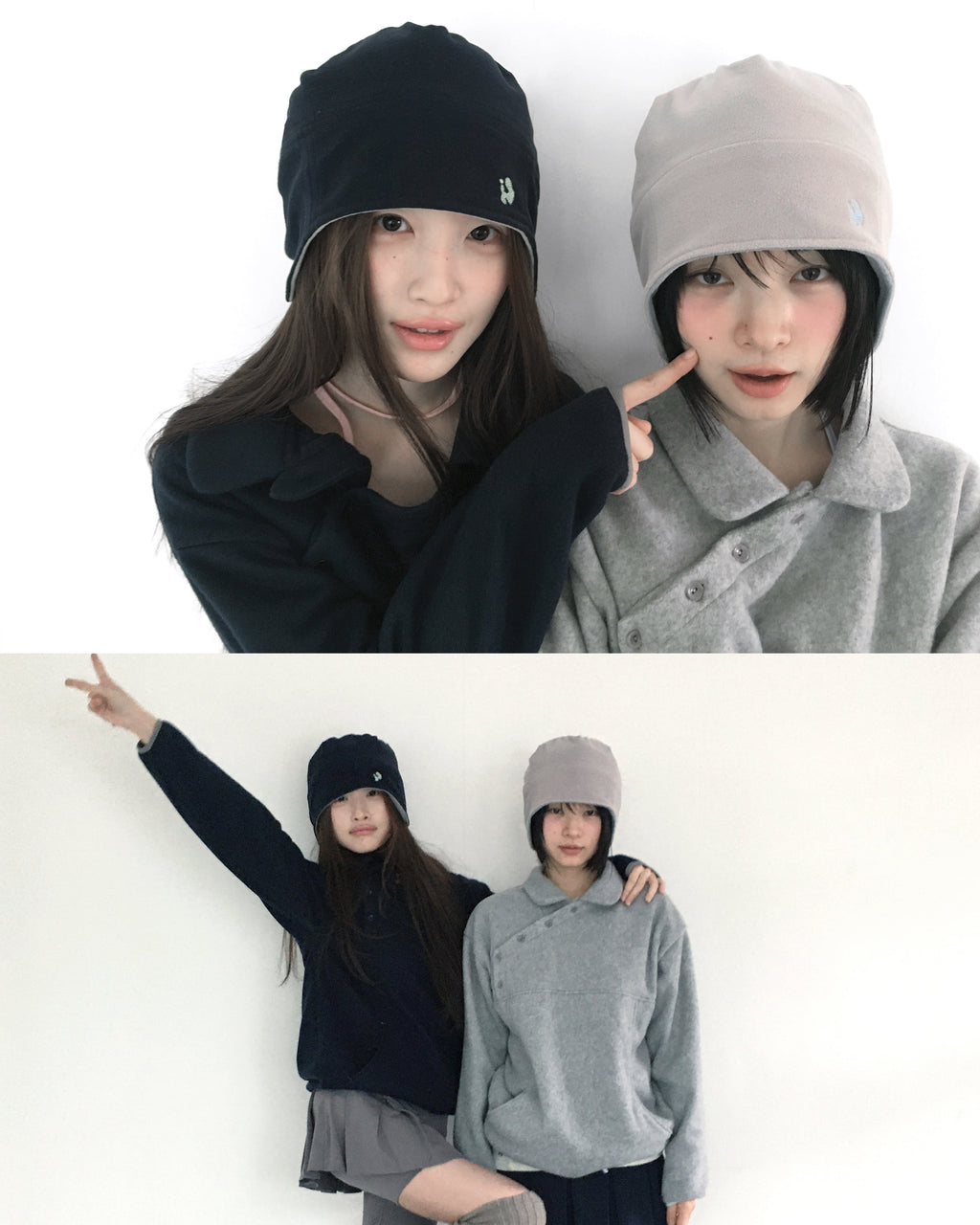 [ Pre-order ] Reversible Fleece Beanie