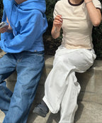 [ Jennie 同款 Pre-order ] Women Era Wide Fit Denim Pants