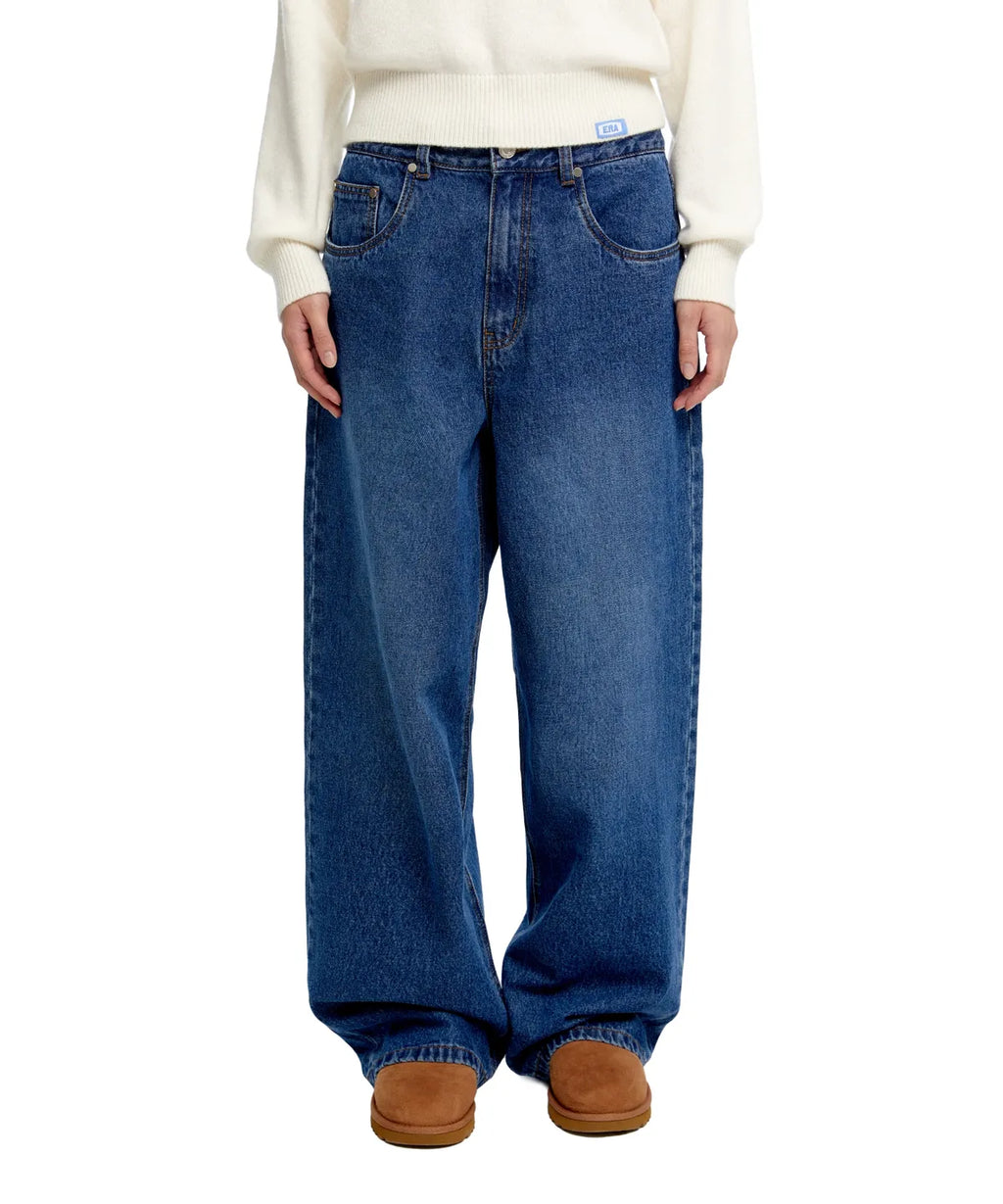 [ Jennie 同款 Pre-order ] Women Era Wide Fit Denim Pants